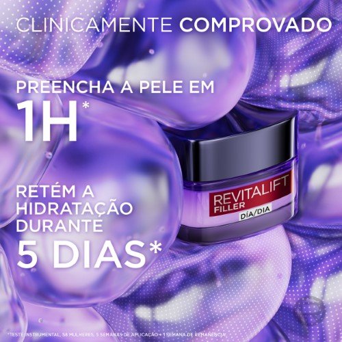 LORAL PARIS CREME DE DIA REVITALIFT FILLER HIALURNICO 50 ML 4